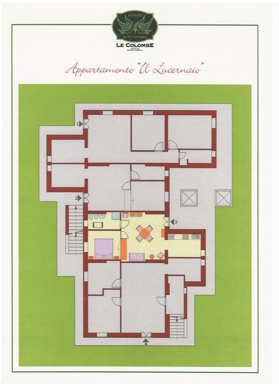 Agriturismo Le Colombe Ασίζη Δωμάτιο φωτογραφία